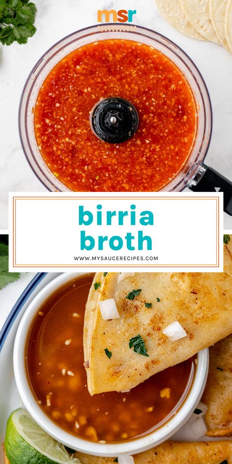 Barrio Sauce Recipe, Birria Dipping Sauce Recipe, Burris Sauce Recipe, Easy Consome Recipe, Birria Sauce For Tacos, Birria Tacos Dipping Sauce Recipe, Birria Sauce Recipe Mexican Easy, Vegetarian Birria Sauce, Quick Birria Sauce