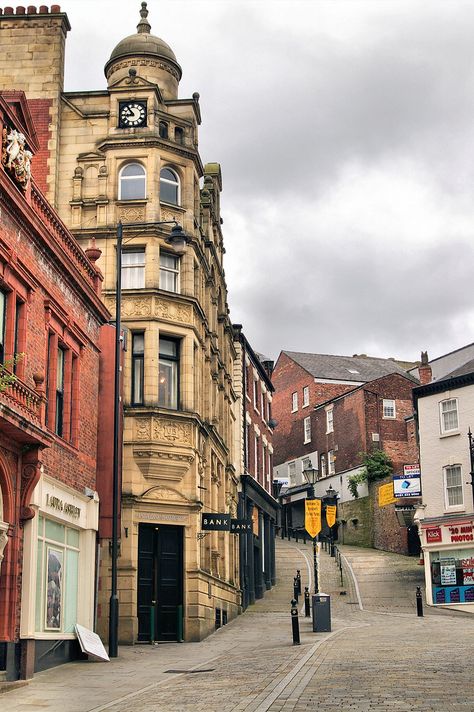 Stockport, Bridge Street Stockport Uk, British Aesthetic, Life Manifestation, Salford, Old Buildings, Lock Screen, Pen Drawing, Leicester, Gotham