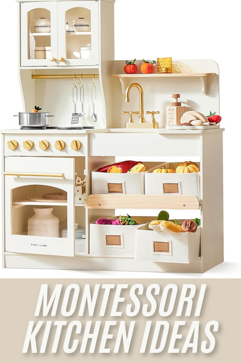 Montessori Kitchen Montessori Playroom Ideas, Sensory Basket, Best Party Ideas, Montessori Kitchen, Montessori Activities Preschool, Montessori Playroom, Kitchen Help, Montessori Preschool, Sensory Development