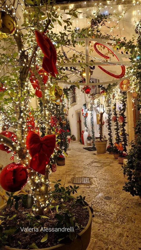 Magical Christmas Markets of Europe | This is not a Christmas market but a lovely little town in Puglia, South of Italy, which every year gets magical with decorations | Facebook South Of Italy, Christmas In Italy, Christmas Board, Christmas Markets, Magical Christmas, Christmas House, Christmas Market, Puglia, Italy Travel