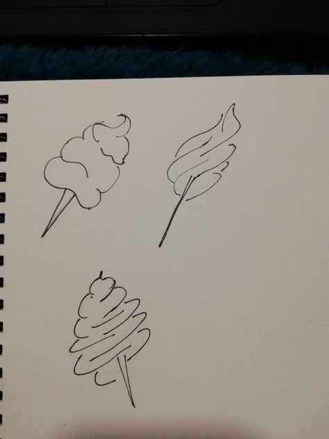 Tattoo ideas Cotton Candy Tattoo, Candy Tattoo, Candy Drawing, Candy Floss, Easy Art, Simple Art, Black Tattoos, Line Drawing, Cotton Candy