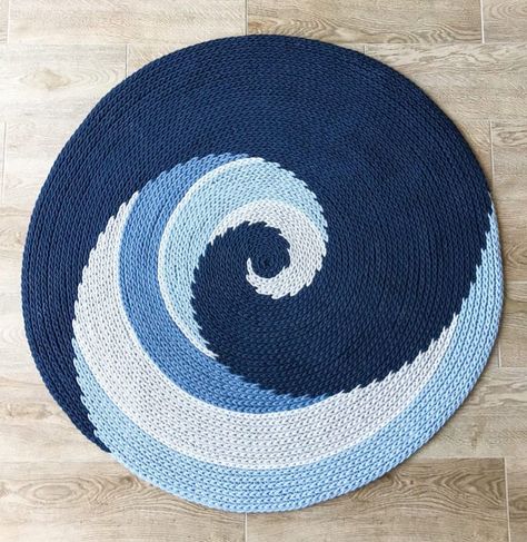 DIY crochet rug