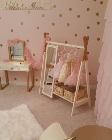 Dress Rack/mini Clothing Rack … curated on LTK Toddler Dress Up Station Ikea, Princess Dress Display, Diy Princess Dress Up Station, Diy Dress Up Clothes Rack, Kids Dress Up Rack, Dress Up Rack For Kids, Girls Dress Up Storage, Dress Up Area Girls Room, Dress Up Playroom