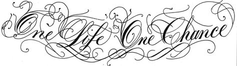 One Life One Chance Tattoo, Chance Tattoo, Front Tattoo, Sewing Tattoos, Half Sleeve Tattoo Stencils, Him And Her Tattoos, Celtic Cross Tattoos, Black Art Tattoo, Tattoo Practice