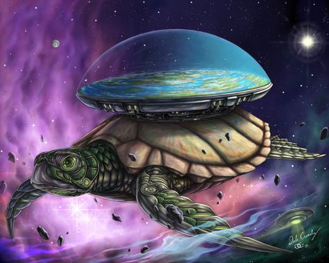 Native American Myths, World Turtle, Fantasy World Map, Native American Symbols, Turtle Tattoo, Dream Symbols, Digital Art Gallery, 다크 판타지, Turtle Art