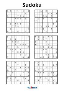 Free Printable Sudoku 6 Per Page Puzzles Easy Sudoku Printable, Soduko Printable Easy, Sudoku Easy, Printable Sudoku, Sudoku Printable, Sudoku For Kids, Biology Teacher, Sudoku Puzzles, Middle Schoolers