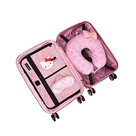 Hello Kitty Sleeping Bag, Hello Kitty Suitcase, Kawaii Cat Drawing, Tj Max, Hello Kitty Car, Cute Luggage, Hello Kitty Toys, Overnight Travel Bag, Luggage Trolley