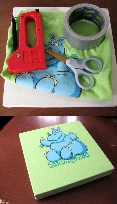 Tshirt Canvas, Neat Ideas, Crafty Craft, Craft Time, Diy Projects To Try, Cute Crafts, Kids' Room, Crafts To Do, Craft Videos