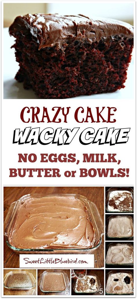 hitch food allergy scene at http://www.food-allergydata.com Cake No Eggs, Wacky Cake Recipe, Wacky Cake, Crazy Cake, Diy Easy Recipes, Milk Alternatives, Crazy Cakes, Vegan Sweets, Vegan Baking