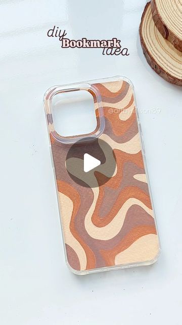 Rini Soni | Artist 🎨 on Instagram: "Another phonecase idea for you to try✨️

#aesthetic #art #artreels #phonecase  #phonecases #phoneaccessories #diyphonecase  #diy #checkers #brown #brownaesthetic  #artistsoninstagram #artdaily #zenartsangam #waves 

art, phone case, diy, diy phone cover, brown, brown  phone case, easy, tutorial, beginners, aesthetic,  modern art, waves 

Do we like it?" Try Aesthetic, Mobile Case Diy, Brown Phone Case, Waves Art, Art Phone Case, Mobile Case, Cases Diy, Brown Brown, Mobile Cases