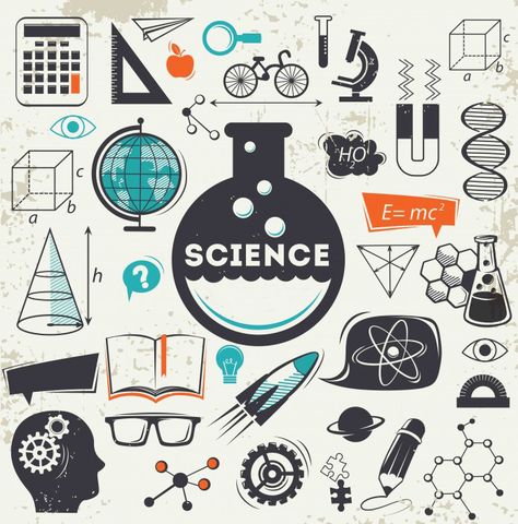 Science Apps, Science Clipart, Chemistry Art, Science Icons, Science Illustration, Science Party, Chemistry Labs, E Mc2, Science Classroom