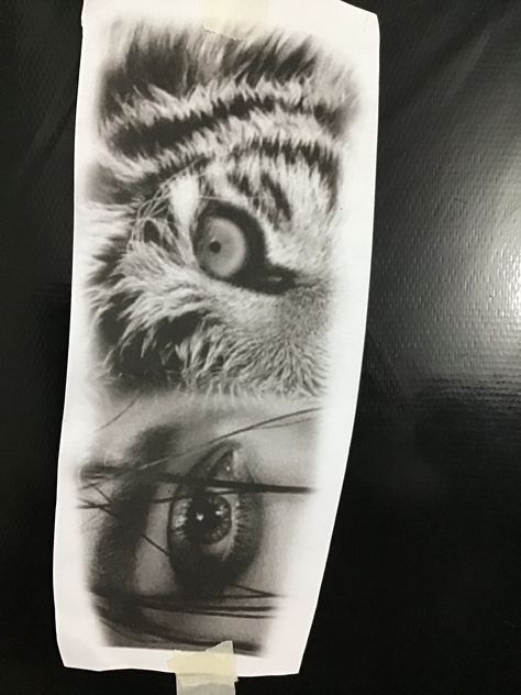 Tiger Face Tattoo Stencil, Half Tiger Face Tattoo, Half Tiger Face, Face Tattoo Stencil, Choice Tattoo, Tiger Eyes Tattoo, Tiger Face Tattoo, Lion Crown, Tattoo Tiger