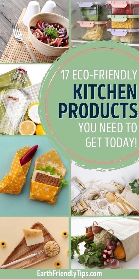 Eco Friendly Kitchen Products, Eco Friendly Ideas, Minimalist Lifestyle Inspiration, Plastic Free Kitchen, Waste Free Living, Toxic Cleaning Products, Plastic Free Living, Zero Waste Kitchen, Sustainable Kitchen