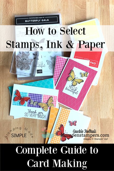 Card Making Ideas For Beginners, Stamping Techniques Card Tutorials, Card Making Ideas Easy, Card Making Tools, Designer Paper Cards, Card Making Tips, Card Making Supplies, Designer Paper, Card Making Tutorials