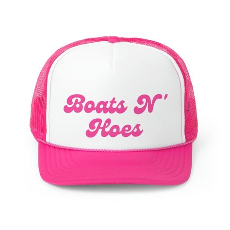 Introducing Our Versatile And Stylish Hat, Perfect For Any Occasion. Crafted From High-Quality Materials, This Hat Is Designed To Be Durable And Long-Lasting. Funny Trucker Hat, River Rat, Pink Trucker Hat, Summer Hats Beach, Hats Summer, Vintage Snapback, Custom Trucker Hats, Lake Havasu, Funny Hats