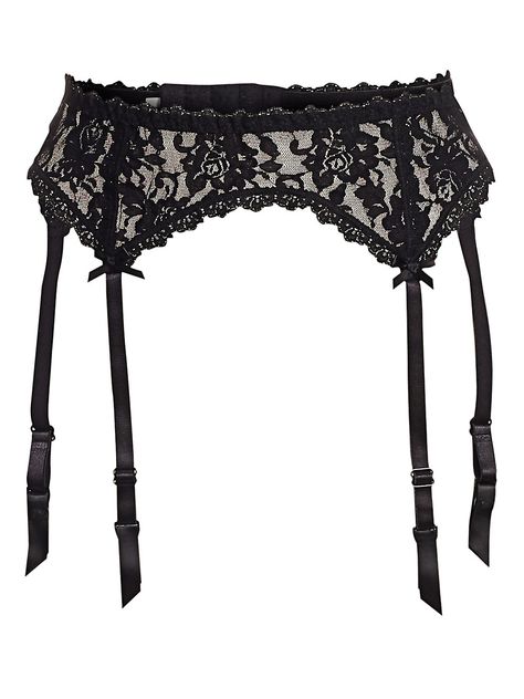 Shop Hanky Panky Signature Lace Garter Belt | Saks Fifth Avenue Lingerie Aesthetic, Black Garter Belt, Black Garter, Cotton Slip, Lace Garter, Flounced Dress, Lingerie Accessories, Fashion 101, Black Women Fashion