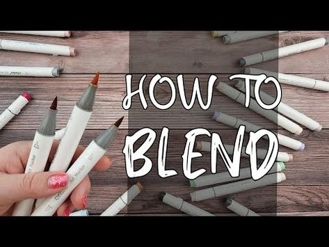 (13) How I Blend with Ohuhu Alcohol Markers - YouTube Alchohal Markers, Alcohol Markers Art Ideas For Beginners, How To Use Alcohol Markers, Alcohol Markers Techniques, Alcohol Based Markers Art, Ohuhu Markers Art Ideas, Markers Drawing Tutorial, Ohuhu Markers Art, Alcohol Marker Art