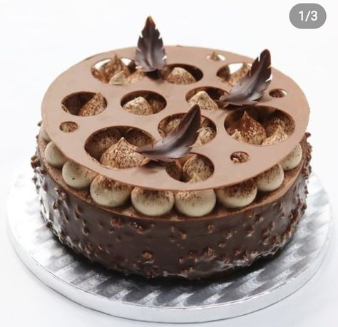 Wafer Chocolate, Garnish Ideas, Brunch Cake, Cake Filling Recipes, Chocolate Cake Designs, Dark Chocolate Cake, Chocolate Garnishes, Dessert Presentation, Simple Cake Designs