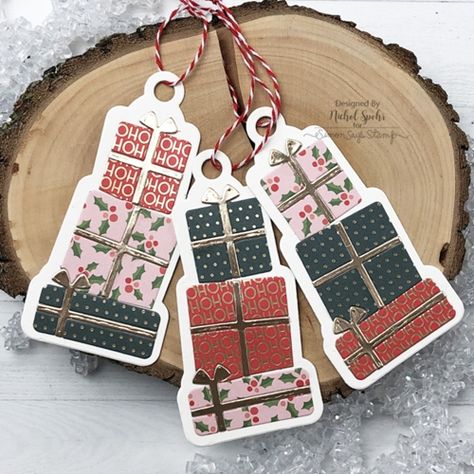 Christmas Tags Handmade, Xmas Gift Tags, Xmas Tags, Gift Wrap Tags, Gift Tags Diy, Holiday Tags, Handmade Gift Tags, Christmas Planner, Holiday Gift Tags