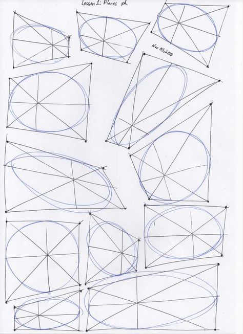 Drawing Shapes Practice, Draw A Box, Geometric Shapes Drawing, Structural Drawing, Perspective Drawing Lessons, Concept Art Tutorial, Object Drawing, Geometric Drawing, Drawing Exercises