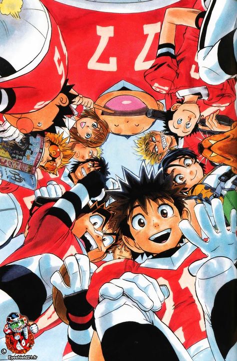 Eyeshield 21 Manga, Eyeshield 21, Anime Wall Prints !!, Artwork Images, Manga Anime One Piece, Anime Wall Art, Anime Crossover, Sports Anime, An Anime