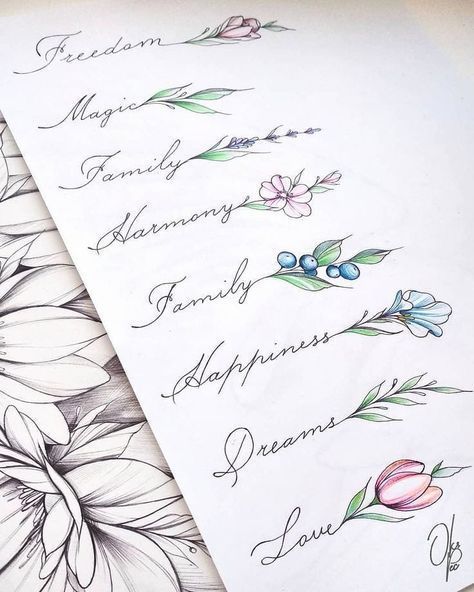 59 Super Ideas For Tattoo Fonts For Names Design Tattoo Name Fonts, Cute Foot Tattoos, Hamsa Tattoo, Flower Words, Men Tattoos, Small Flower Tattoos, Inspiration Tattoos, Text Tattoo, Flower Tattoo Sleeve