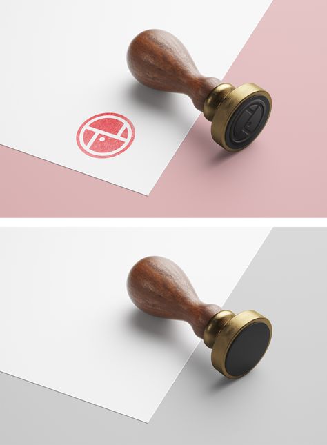 Wooden Stamp Mockup Seal Logo Design, Stamp Mockup, Mockup Graphic Design, Brand Board Design, Graphic Design Freebies, Graphic Design Mockup, Mockup Logo, Logo Design Mockup, Of Logo Design