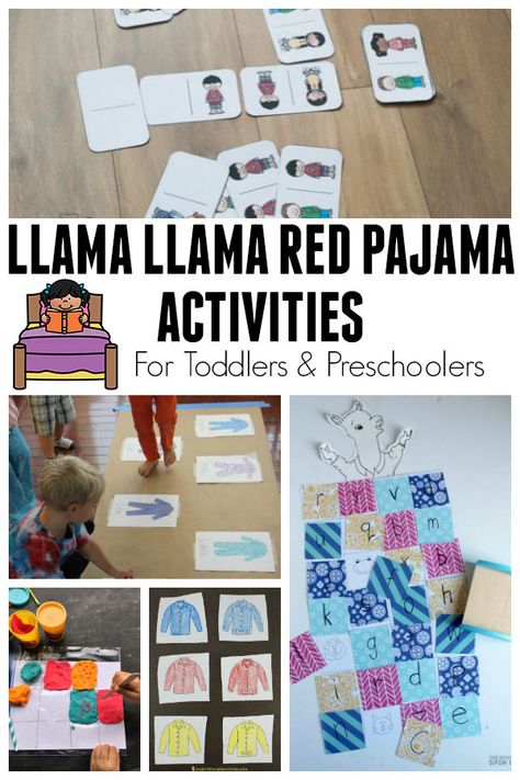 Prekindergarten Activities, Llama Llama Red Pajama, Pyjamas Party, November Activities, Llama Llama, Pajama Costume, Toddler School, Pajama Day, Summer Preschool