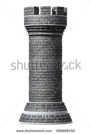 A castle turret chess piece made of brick and mortar on an isolated background Hoco Themes, Castle Turret, Castle Photo, Building Structure, A Castle, Brick And Mortar, Leaning Tower Of Pisa, Awe Inspiring, Royalty Free Photos