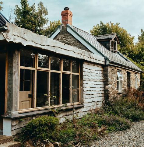 Tucked away in the the secluded West Wales countryside is @irmascottage, a beautiful stone cottage for two (plus a dog!). The perfect… | Instagram Wales Countryside, Stone Cottage Homes, Small Holding, Arch Inspiration, Cottage Vibes, Building Inspiration, Peace And Tranquility, Stone Cottages, Small Cottages