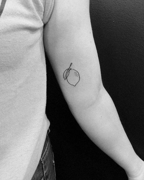 #lemontattoo hashtag on Instagram • Photos and Videos Lemon Tattoos Minimalist, Fineline Lemon Tattoo, Lemon Line Tattoo, Lemon Fine Line Tattoo, Lemon Tattoo Black And White, Lemon Tattoo, Italy Tattoo, Line Drawing Tattoos, Tattoo Pattern