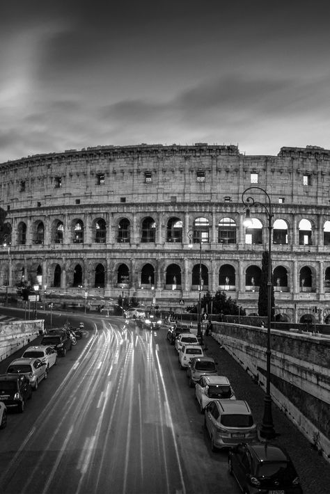 Black and white long exposure Made in Italy stickers Rome Colosseum Rome Black And White Aesthetic, Black Esthetics, Rome Black And White, Italy Stickers, Restaurant Pics, Rome Aesthetic, Rome Photography, Rome Colosseum, Day Makeup Looks