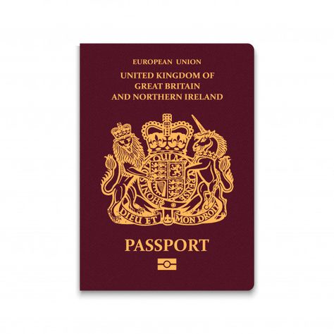 Passport of united kingdom Premium Vecto... | Premium Vector #Freepik #vector #business Irish Passport, Usa Visa, Usa Passport, Ssn Card, British Passport, Passport Number, Real Green, Passport Online, Divorce Papers