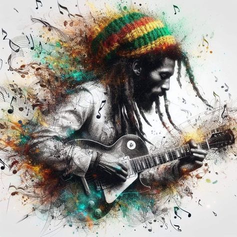 Reggae Aesthetic Wallpaper, Bob Marley Dibujo, Reggae Music Art, Biggie Smalls Art, Bob Marley Artwork, Rastafari Art, Image Bob Marley, Cute Wallpapers For Android, Rasta Art