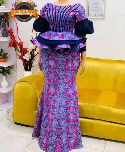 Ankara Clothes, Ankara Skirt And Blouse, Traditional African Clothing, African Fabric Dress, Dress Ankara, Mia Mia, African Print Dress Ankara, African Styles, African Dresses For Kids