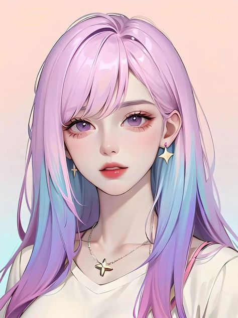 Anime Girlboss Pfp, Girlboss Pfp, Anime Girlboss, Pink Hair Anime, Anime Head, Digital Art Anime, Cute Anime, Girls Cartoon Art, Digital Art Girl