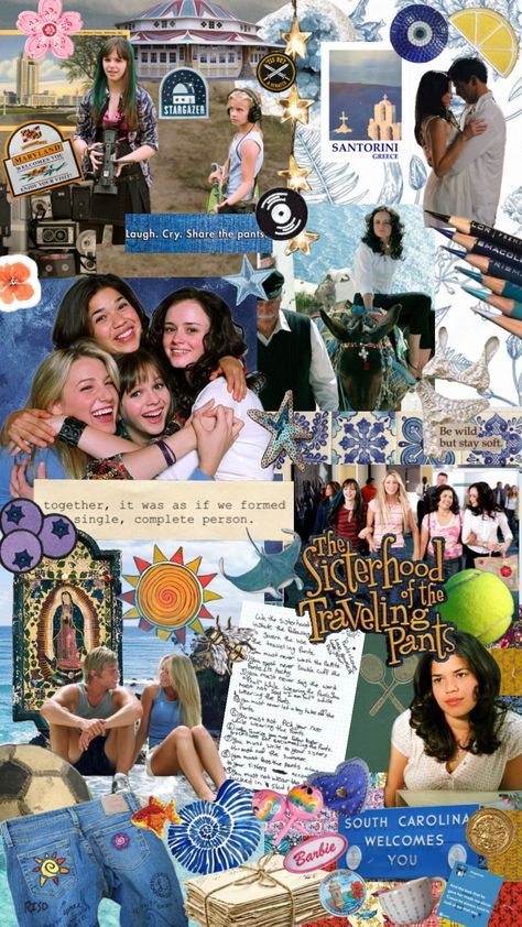 Sisters Of The Traveling Pants, Sisterhood Traveling Pants, Sisterhood Of The Traveling Pants Poster, Carmen Sisterhood Of The Traveling Pants, The Sisterhood Of Traveling Pants Aesthetic, Sisterhood Of The Traveling Pants Lena, The Sisterhood Of The Traveling Pants, Sisterhood Aesthetic, Sisterhood Of The Travelling Pants