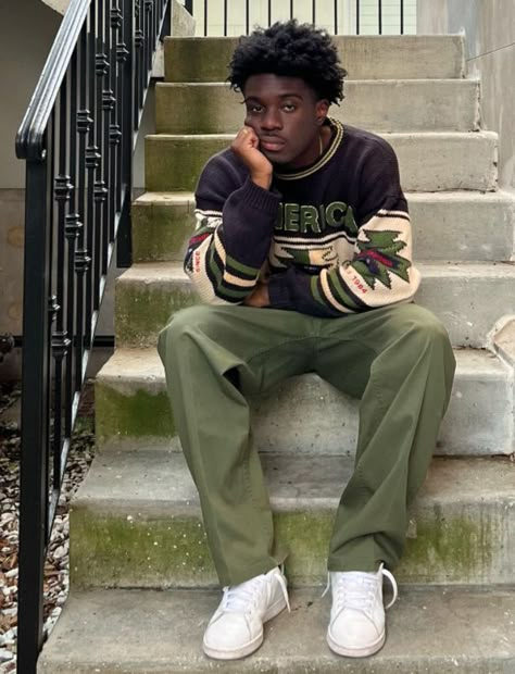 Downtown Outfits Men, Earthy Outfits Men, Spiritual Fashion, Outfit Aesthetics, Downtown Atlanta, Leo Rising, Character Board, Black Men Street Fashion, Earthy Outfits