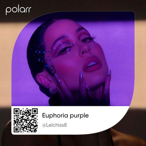 Purple Filter Instagram, Polar Effect, Polar Presets, Euphoria Purple, Qr Code Polarr, Best Vsco Filters, Filters App, Filters For Pictures, Free Photo Filters