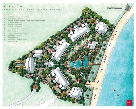 Resort Site Plan, Beach Resort Design, Site Plan Rendering, Site Development Plan, Masterplan Architecture, Site Plan Design, Resort Design Plan, Hotel Landscape, Resort Plan