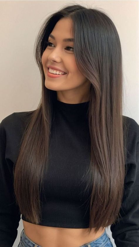 Female Tie, Hair Styles Straight, Straight Long Hair, Straight Hairstyle, Find Hairstyles, Sleek Hair, Gorgeous Hairstyles, Lob Haircut, Cool Braids