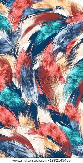 Pattern Batik, Arts And Crafts For Teens, Geometric Texture, Ikat Design, Digital Print Fabric, Texture Background, Flower Illustration, Textile Patterns, Abstract Watercolor