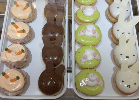 #donut #donuts #food #snack #bunny #rabbit #cute #girly Bunny Donut, Food Snack, Bunny Rabbit, Donuts, Snacks