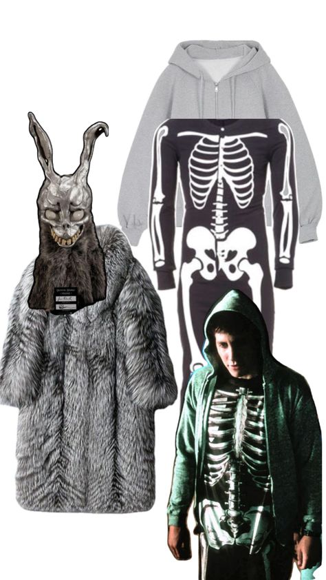 Costume layout Donnie Darko Halloween Costume, Donnie Darko Halloween, Donnie Darko Costume, Donnie Darko, Halloween Outfits, Halloween Costume, Black Cat, Halloween Costumes, Layout