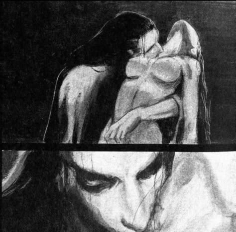 Vampire Art, 다크 판타지, Romance Art, Arte Inspo, Beautiful Dark Art, Romantic Art, Ethereal Art, الرسومات اللطيفة, Dark Fantasy Art