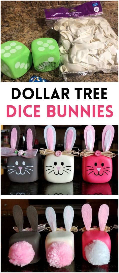 Easter Crafts Dollar Store, Dollar Tree Easter Crafts, Easter Bunny Decor, Easter Craft Projects, Fun Easter Crafts, Easter Craft Decorations, Easy Easter Crafts, Spring Easter Crafts, Easter Bunny Crafts