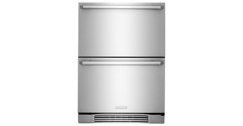 Electrolux Appliances 24'' Refrigerator Drawers EI24RD10QS $2549 Beverage Drawer, Under Counter Refrigerator, Double Refrigerator, Refrigerator Makeover, Counter Refrigerator, Refrigerator Doors, Under Counter Fridge, Refrigerator Drawers, Beverage Refrigerator