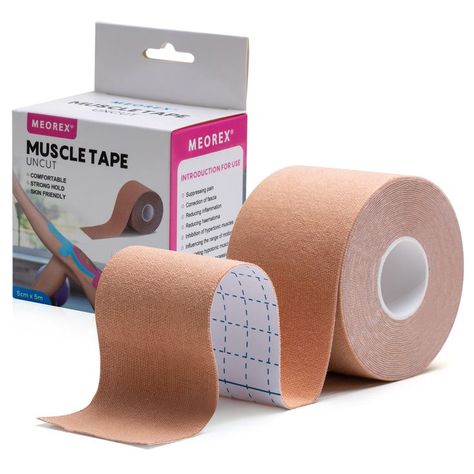 All sportspersons use muscle tape to protect joints and prevent muscle exhaustion. For injured people, physiotherapists recommend applying a physiotherapy tape to release pain and speed up recovery to help you reduce the burden of exercise and reduce the risk of secondary injuries No More Suffering, Knee Taping, Physio Tape, Twisted Ankle, Strapping Tape, Back Posture Corrector, Kinesio Taping, Achilles Tendon, Sports Tape