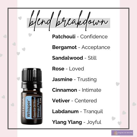 Positive Femininity, Doterra Whisper, Calming Essential Oil Blends, Calming Essential Oils, Doterra Essential Oils Recipes, Female Energy, Essential Oils Bath, Essential Oils Herbs, Bergamot Essential Oil