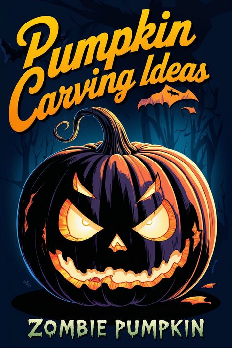 Looking to make your Halloween decor truly terrifying? Try these zombie pumpkin carvings! With twisted faces and haunting details, these designs add a nightmarish touch to your display. Great for adding horror to your setup! #ZombieDecor #PumpkinCarving #HalloweenIdeas Zombie Pumpkin Carving, Fun Pumpkin Carving Ideas, Face Pumpkin Carving, Fun Pumpkin Carving, Zombie Pumpkin, Pirate Pumpkin, Superhero Emblems, Zombie Pumpkins, Scarecrow Face